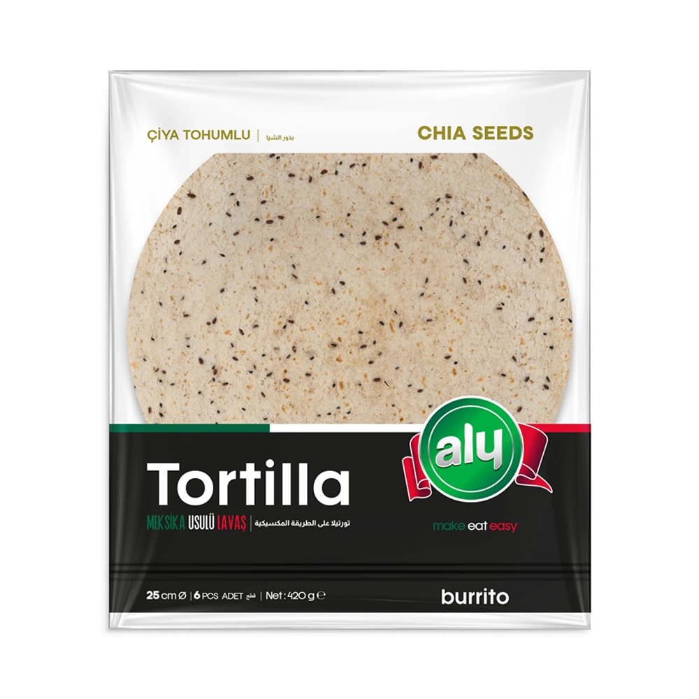 ALY TORTILLA 25 CM CHIA TOHUMLU 420 GR