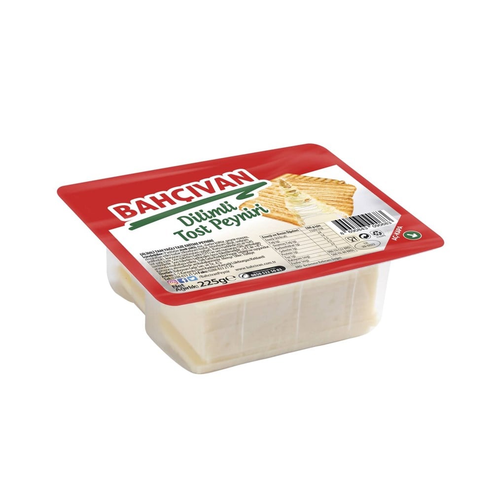 Bahçıvan Dilimli Taze Kaşar 225 Gr