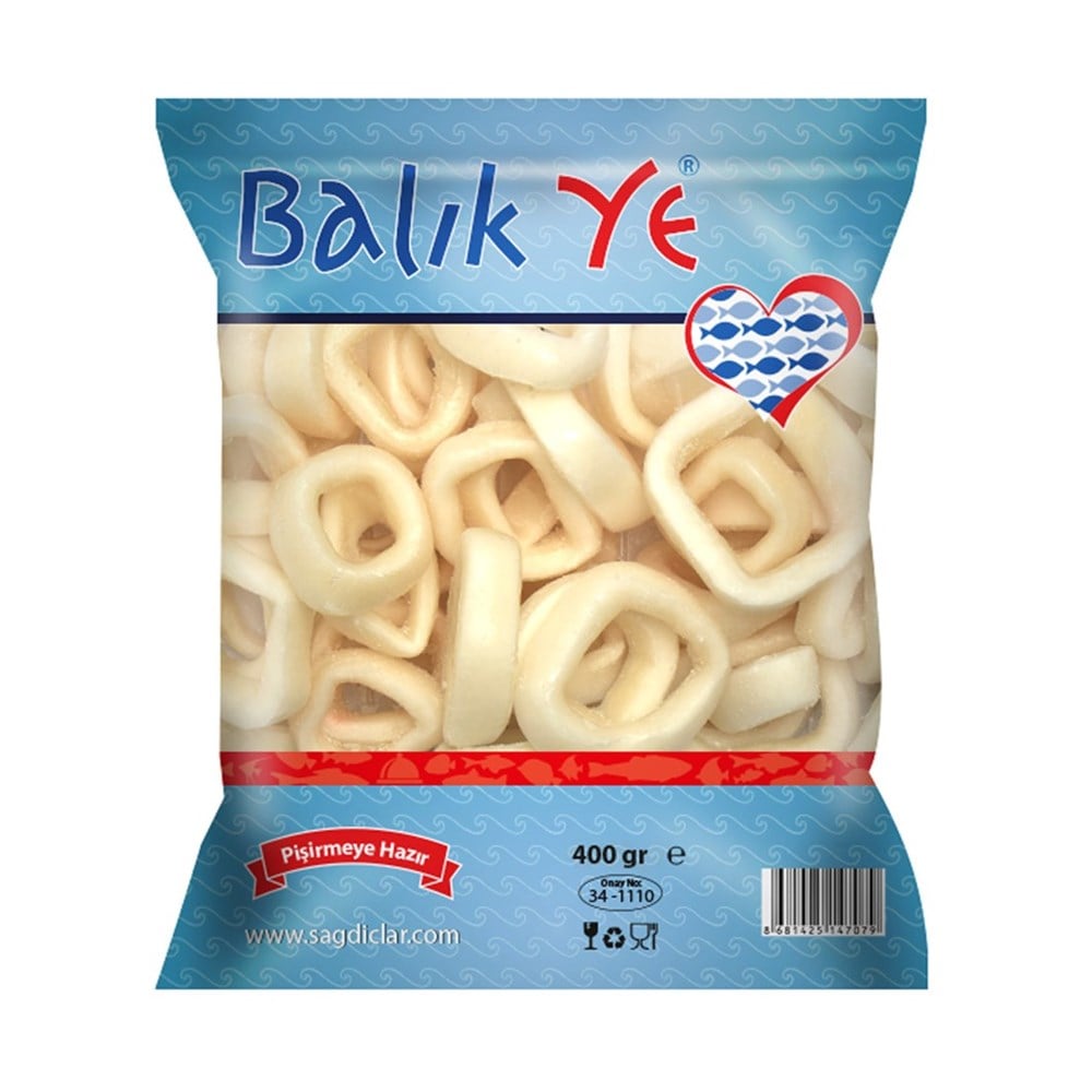 Balıkye Kalamar Halka 400 Gr