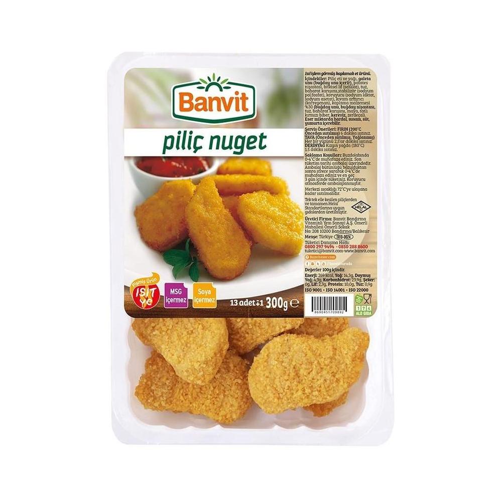 BANVIT NUGGET TABAKLI 300 GR