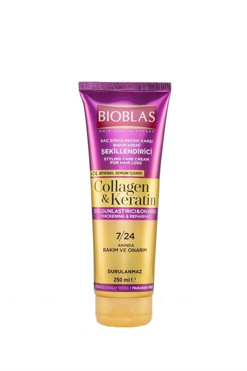 BIOBLAS SAC SEKILLENDIRICI KOLAJEN&KERATIN 250 ML