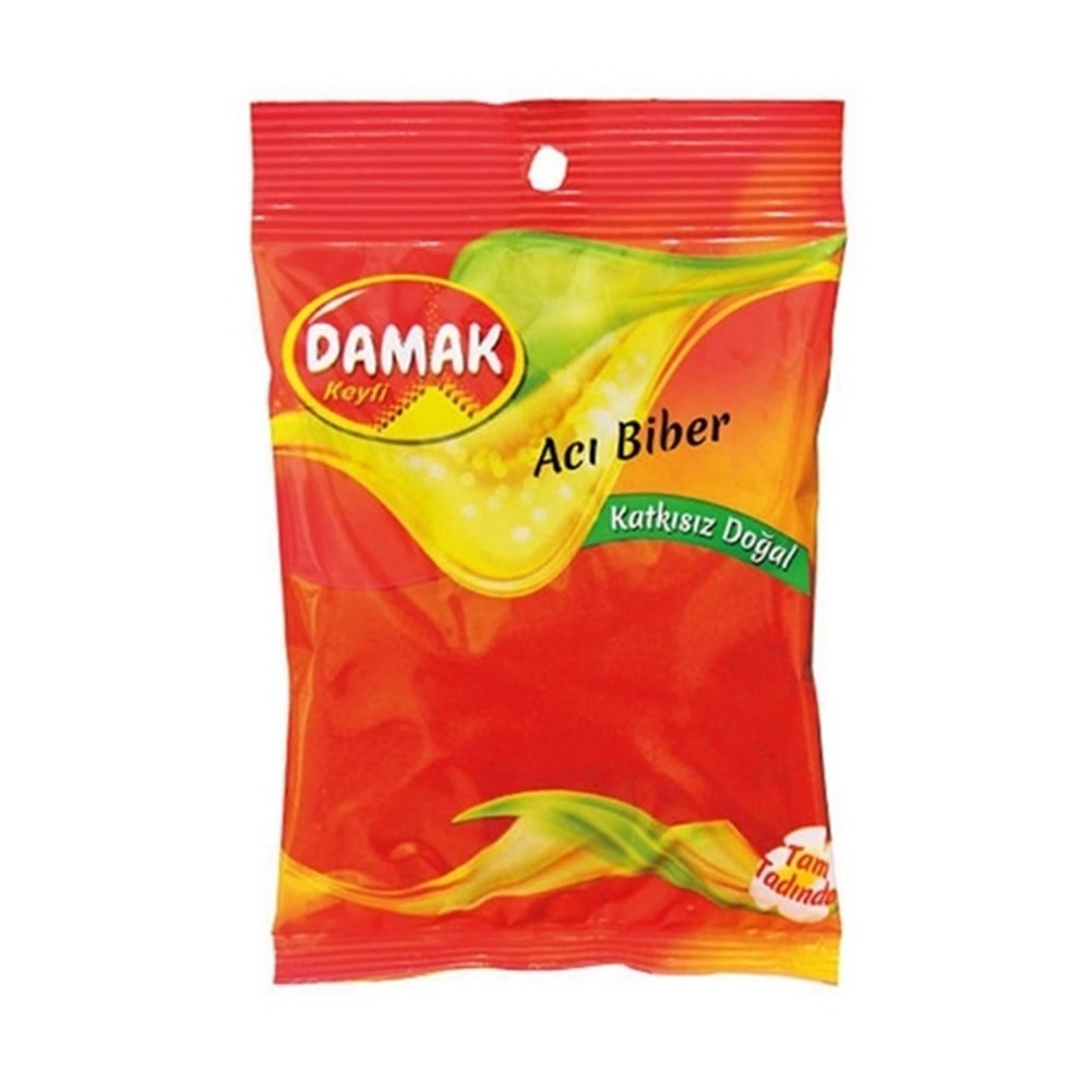 Damak Toz Acı Biber 75 Gr
