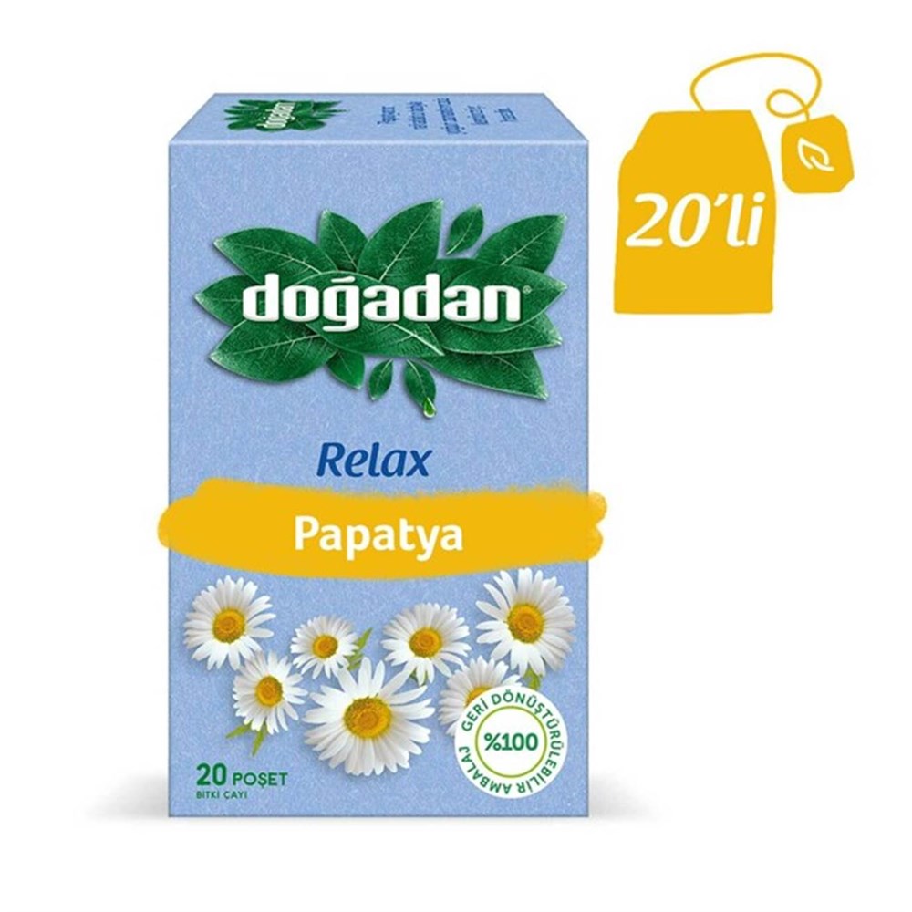 Doğadan Papatya Bitki Çayı 20x1.5 Gr