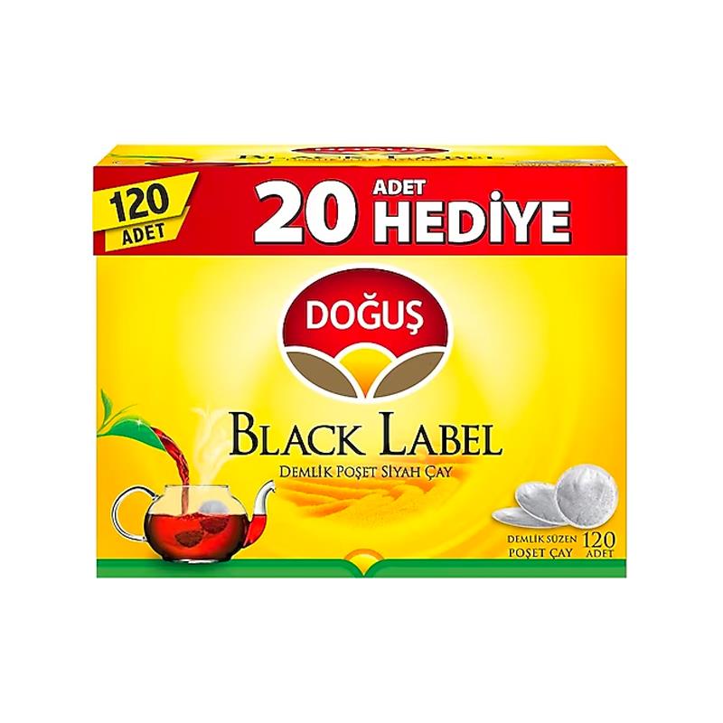 Doğuş Black Label Demlik Poşet Çay 120x3.2 Gr