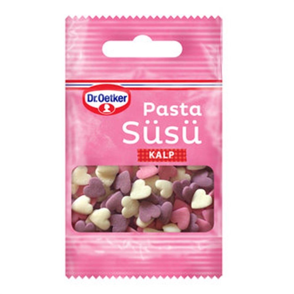 Dr. Oetker Pasta Süsü Kalpler 10 Gr