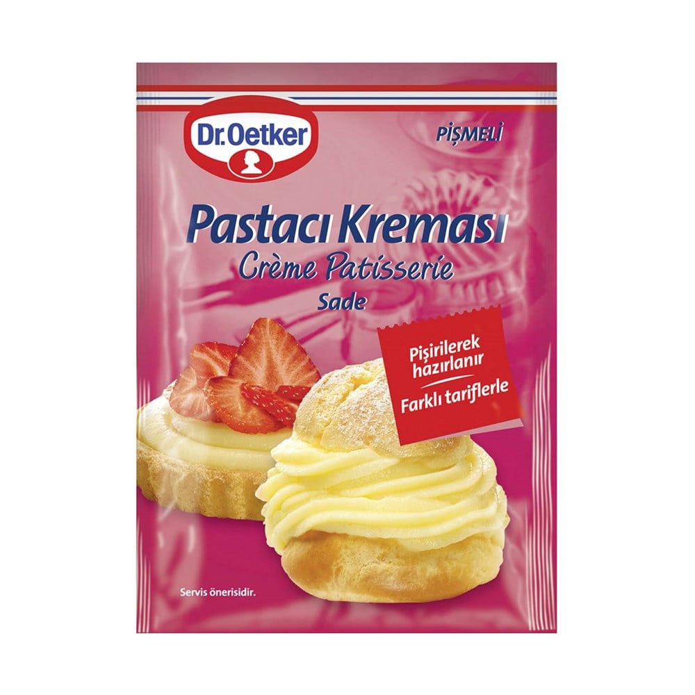Dr. Oetker Pastacı Kreması Pişmeli Toz Sade 156 Gr