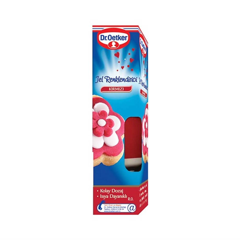 Dr. Oetker Renklendirici Kırmızı Jel 10 Gr