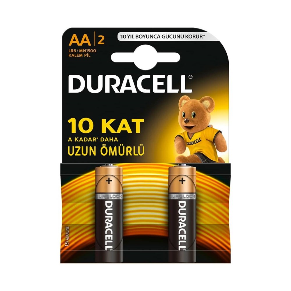 Duracell AA Kalem Pil 2'li