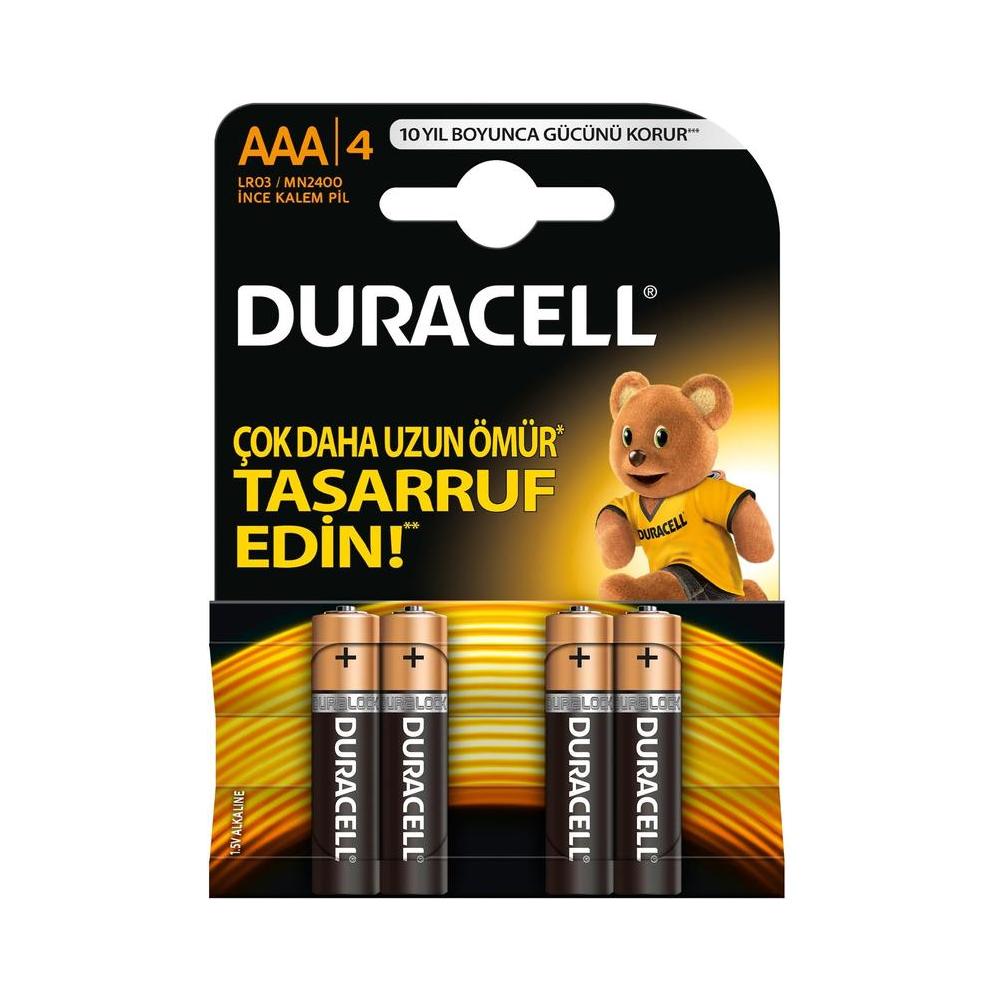 Duracell AAA İnce Pil 4'lü