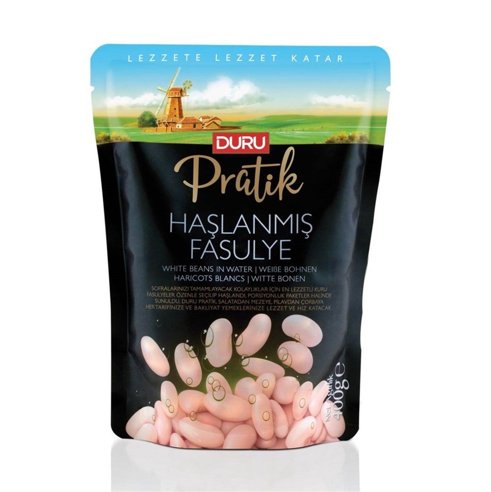 Duru Haşlanmış Fasulye 400 Gr