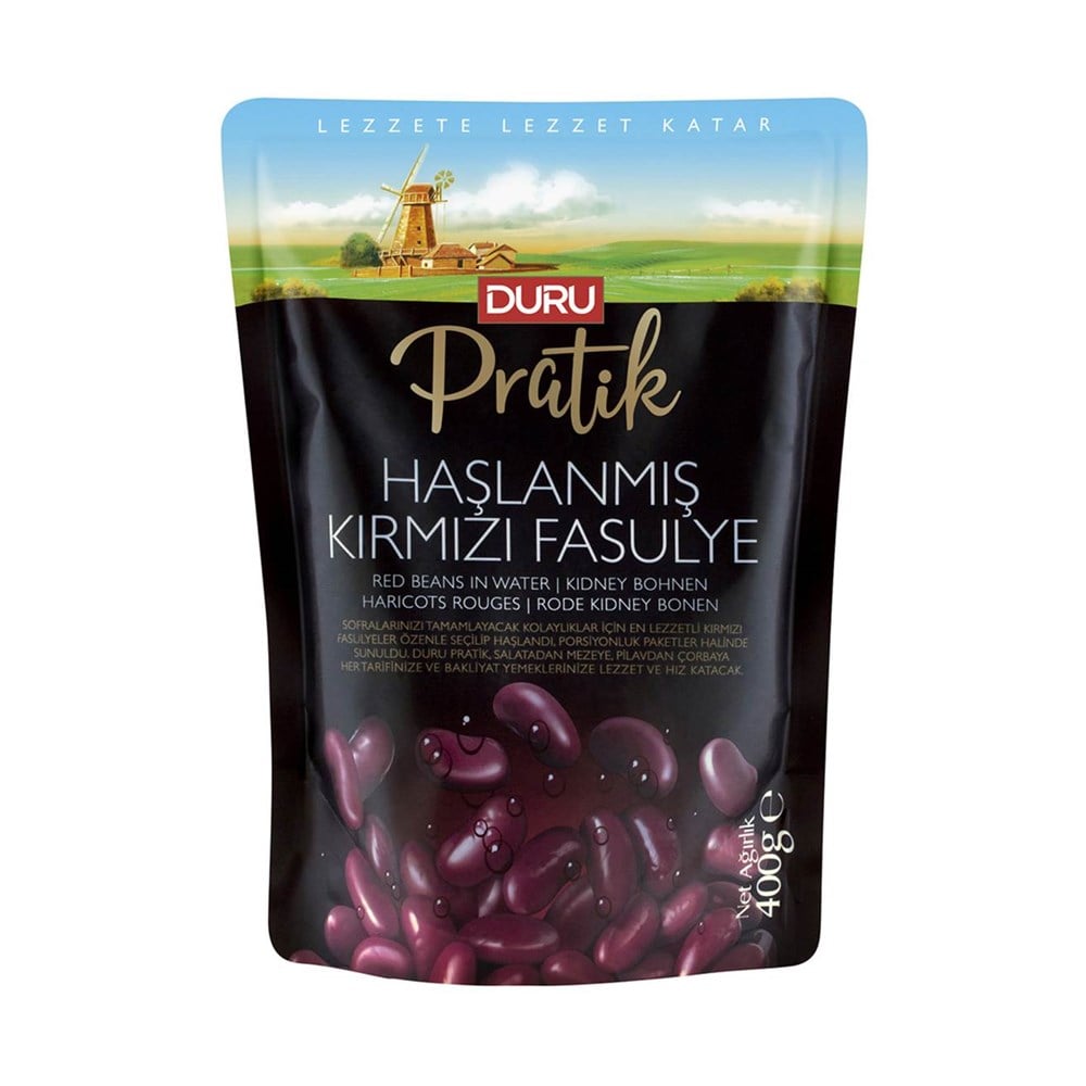 Duru Haşlanmış Kırmızı Fasulye 400 Gr