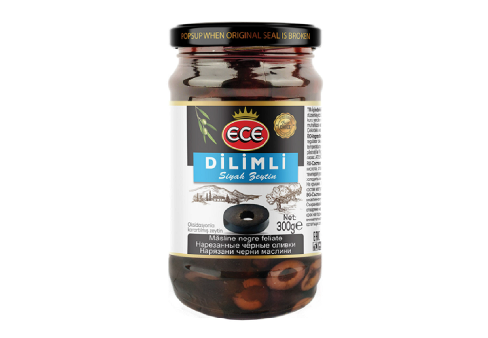 ECE ZEYTIN SIYAH DILIMLI 300 GR