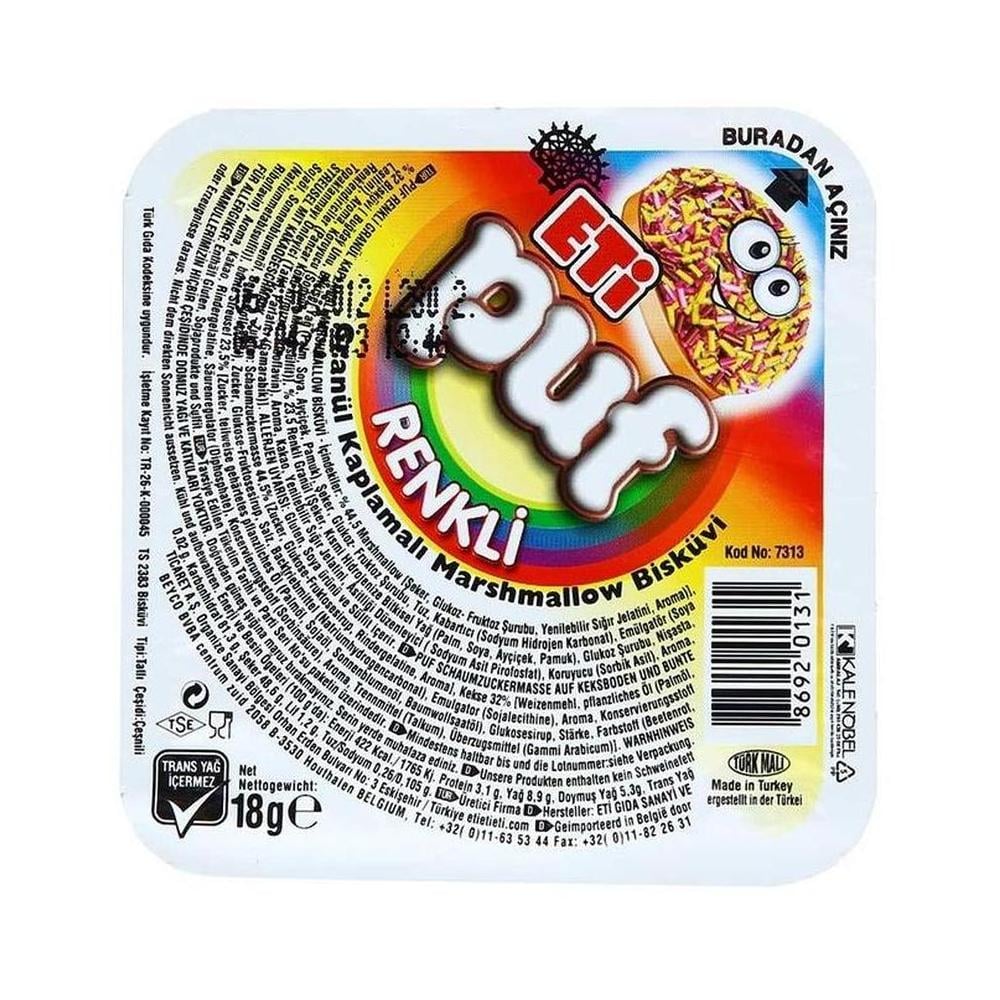 ETI (37313) PUF RENKLI 18 GR
