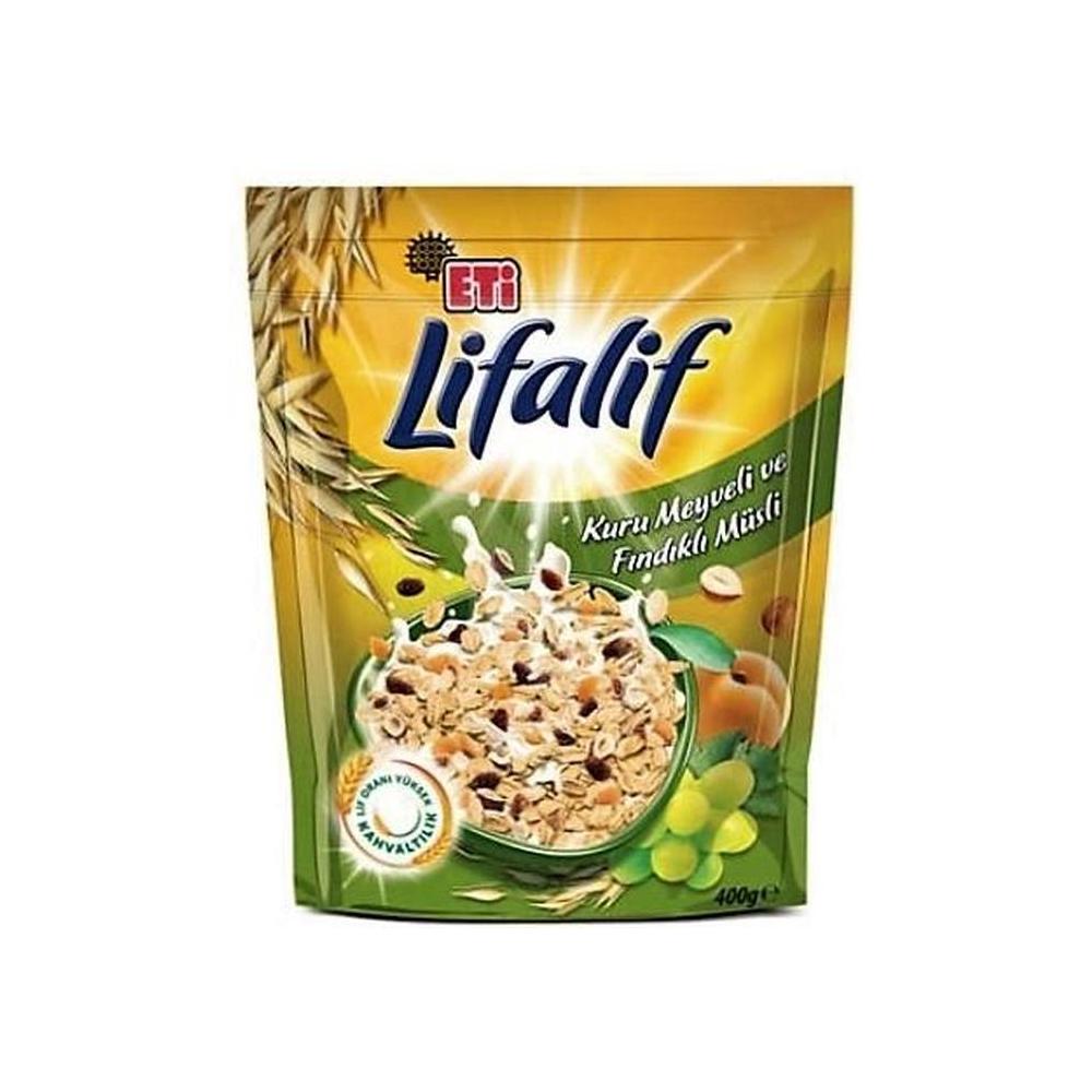 ETI (8470) LIFALIF MUSLI MEYVELI FINDIKLI 350 GR