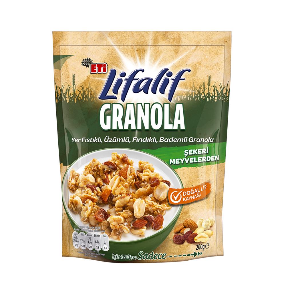 ETI  LIFALIF GRANOLA KURUYEMISLI 200 GR