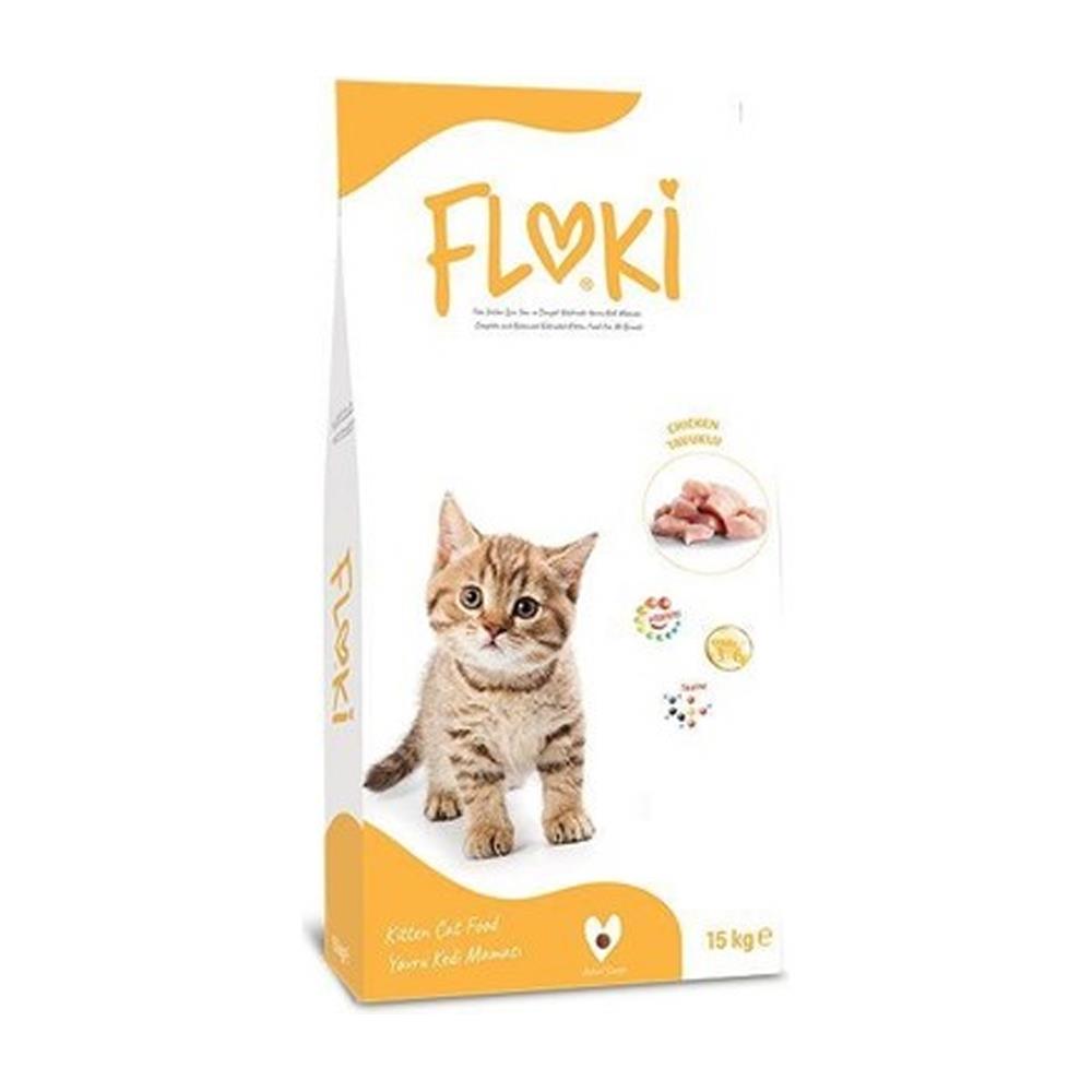 FLOKI YAVRU KEDI  MAMASI TAVUKLU 1000 GR