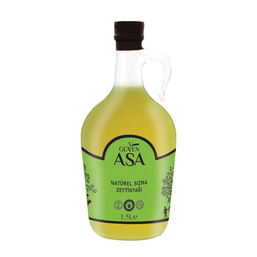 Güven Asa Ege Naturel Sızma Zeytinyağ Cam 1.5 Lt