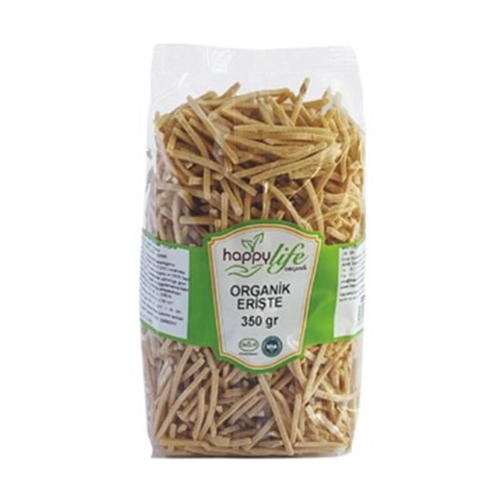 Happy Life Organik Erişte 350 Gr