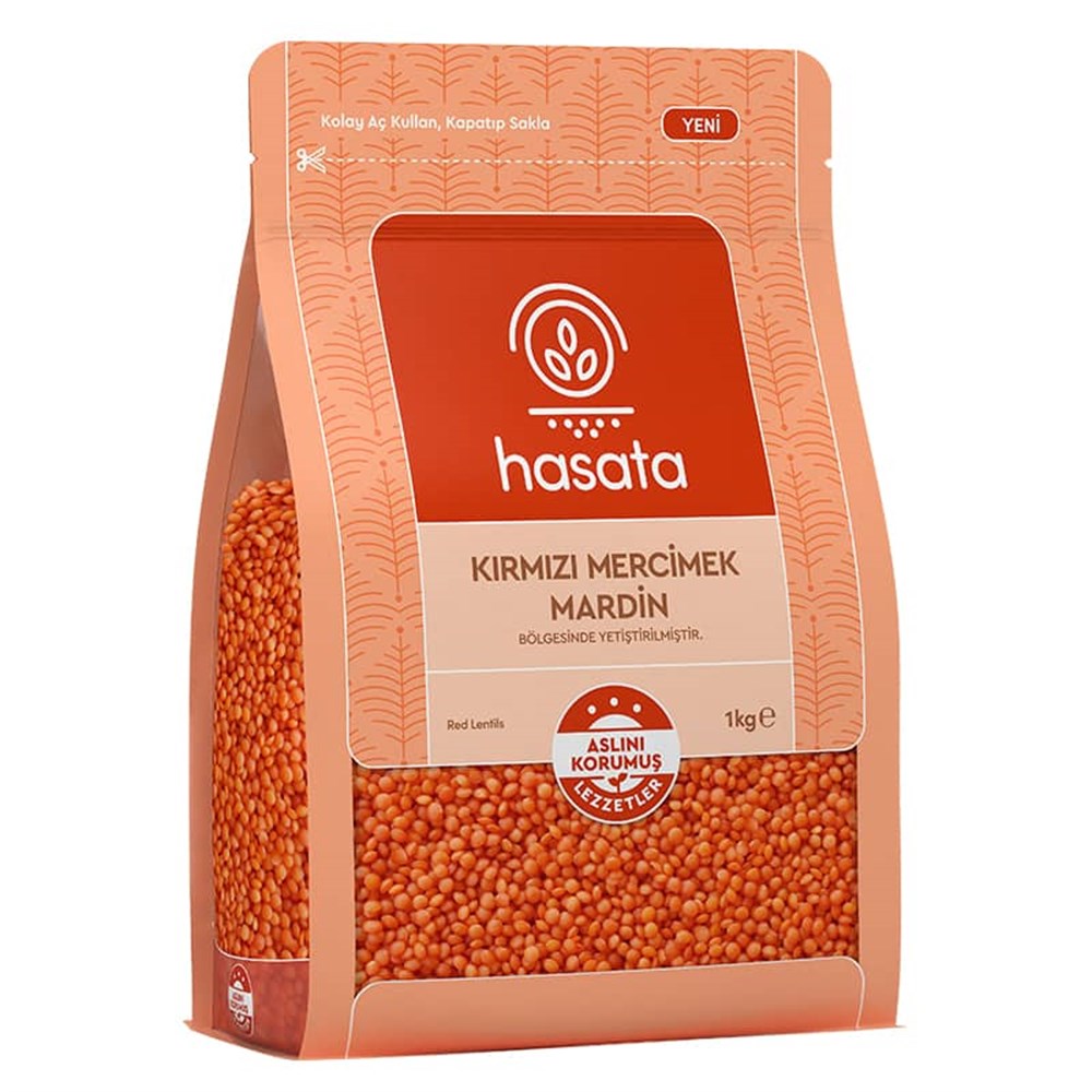 Hasata Mardin Kırmızı Mercimek 1000 Gr