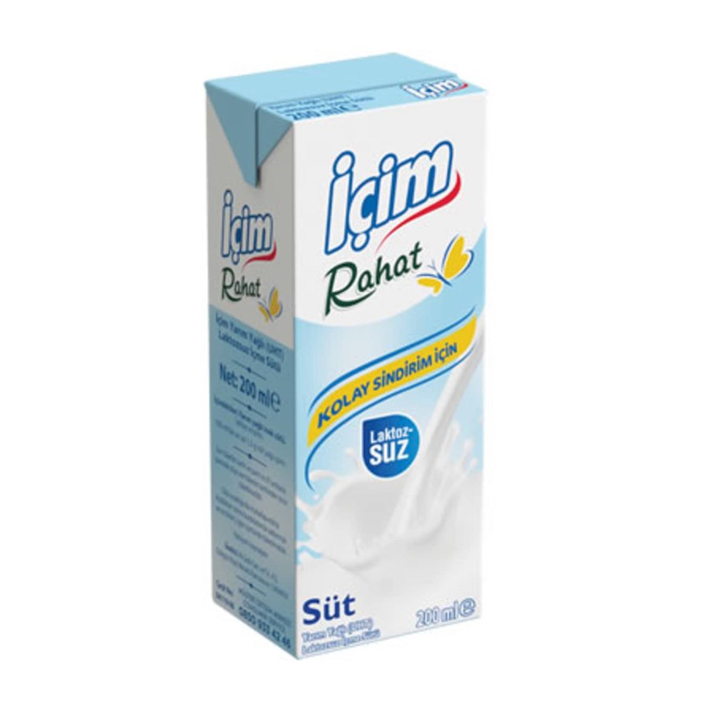 İçim Süt Laktozsuz 200 Ml