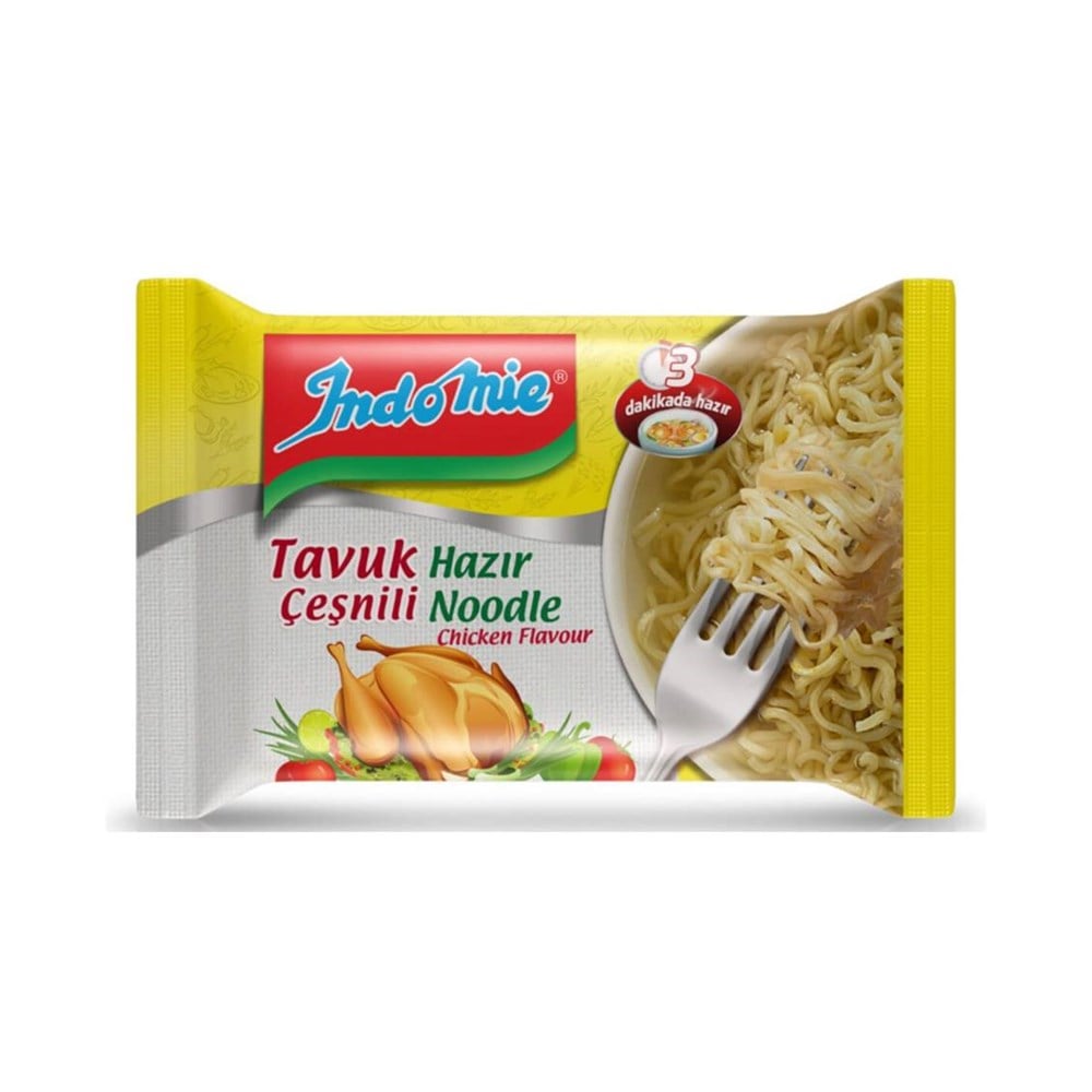 INDOMIE PAKET NOODLE TAVUKLU 75 GR