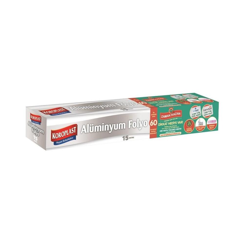 Koroplast Alüminyum Folyo 15 Mt