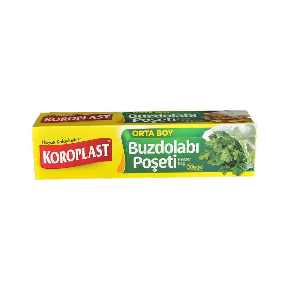 Koroplast Orta Boy Buzdolabı Poşeti 24*38