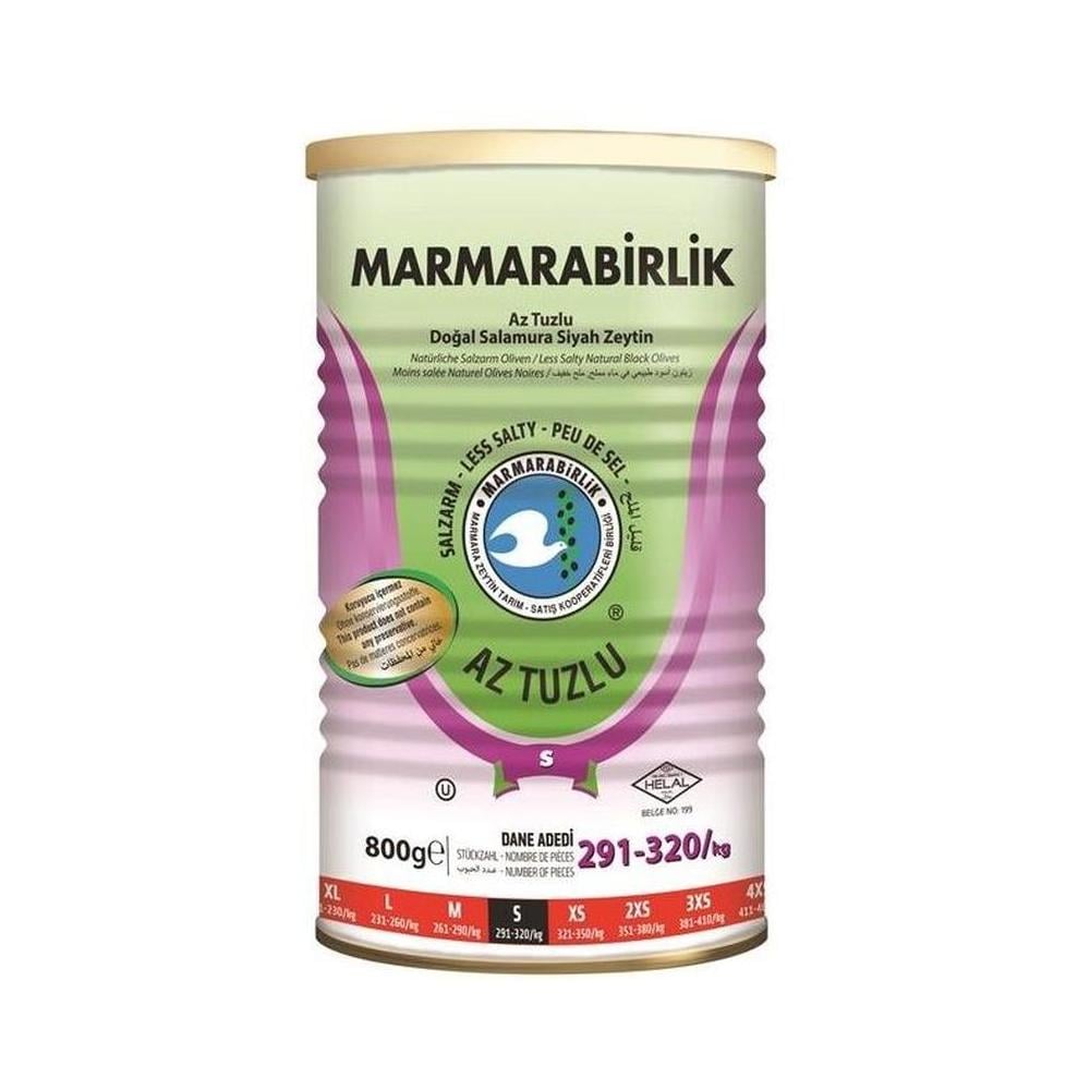 M.BIRLIK ZEYTIN HUSUSI AZ TUZLU 800 GR