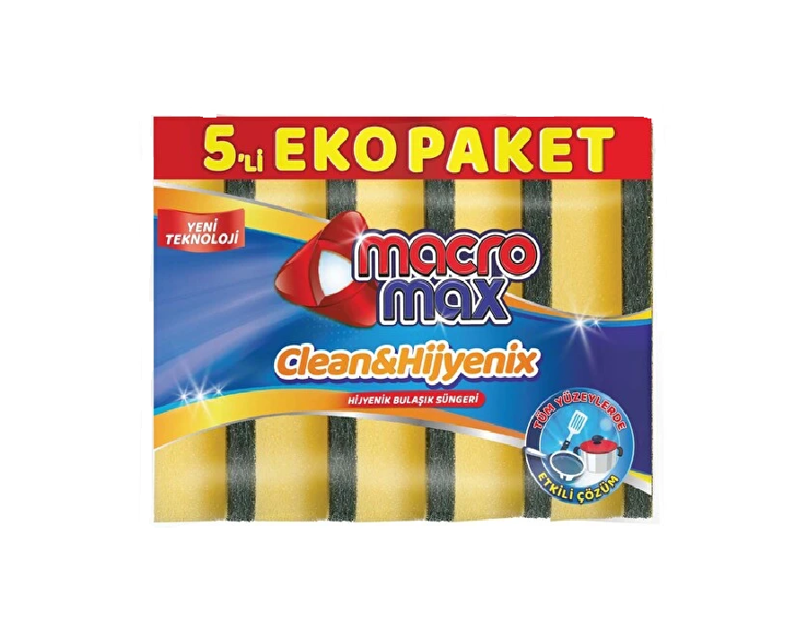 MACRO MAX KLASIK YESIL OLUKLU SUNGER 5 LI