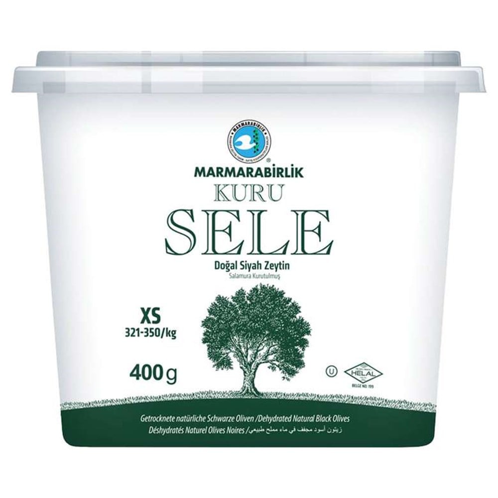 Marmara Birlik Zeytin Kuru Sele 400 Gr (xxxs)