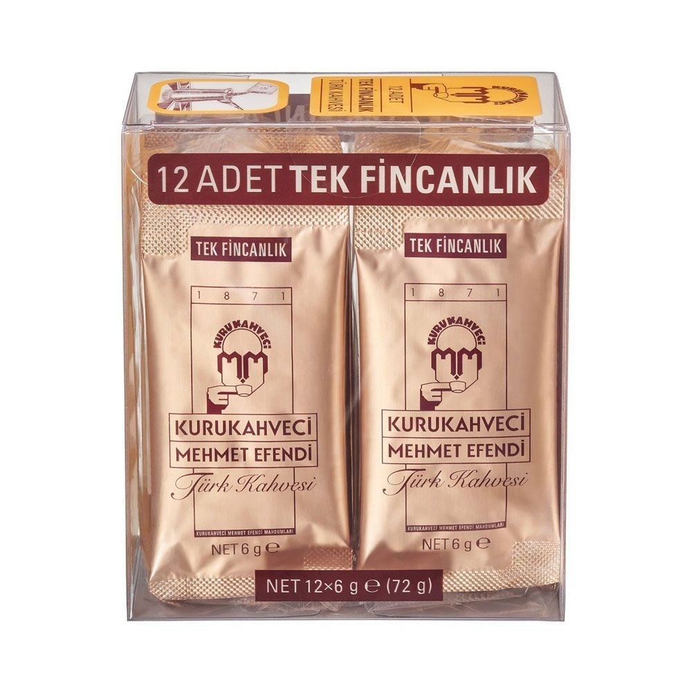 Mehmet Efendi Türk Kahvesi Tek Fincanlık 12x6 Gr