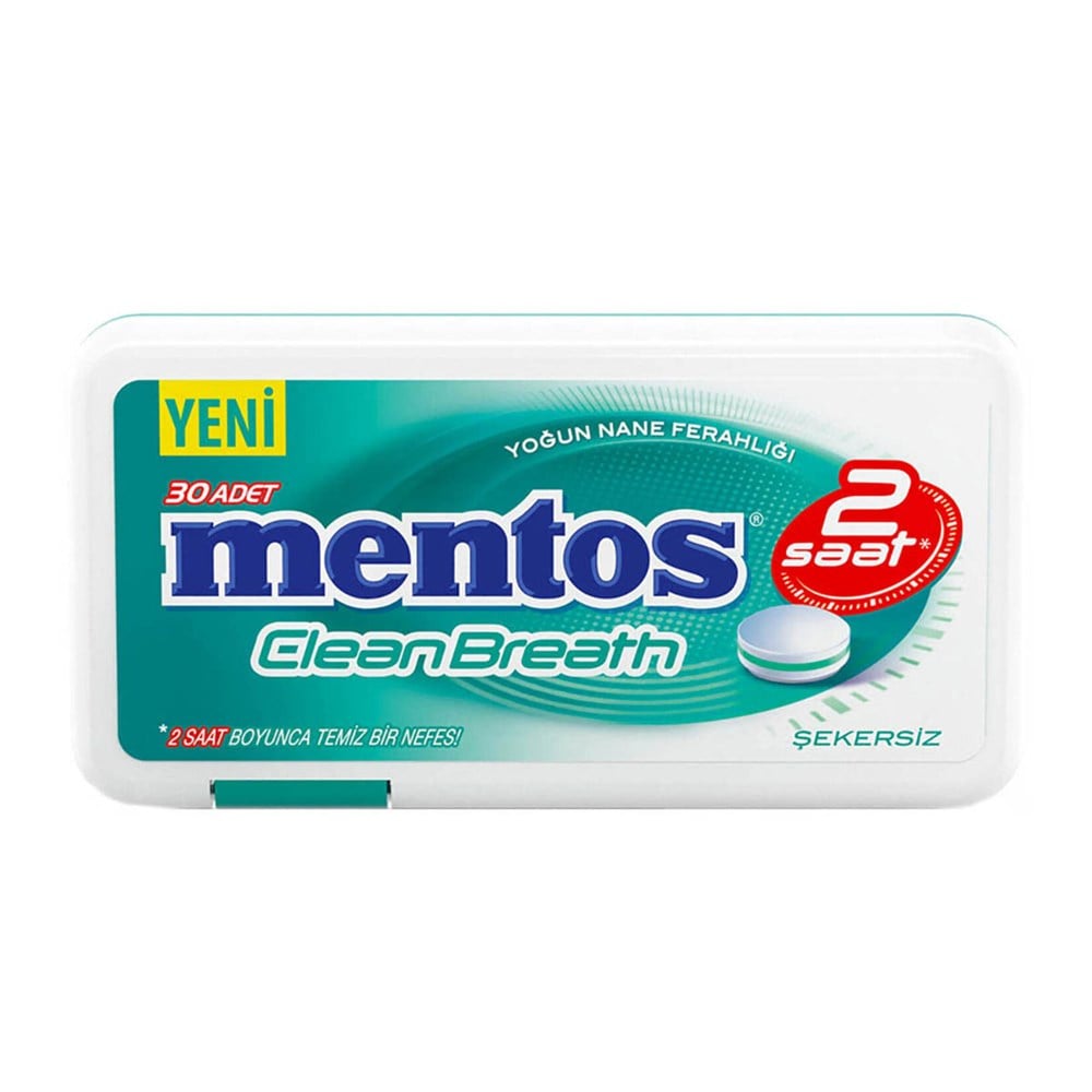 MENTOS 2 H CLEAN BREATH CINKO 21 GR