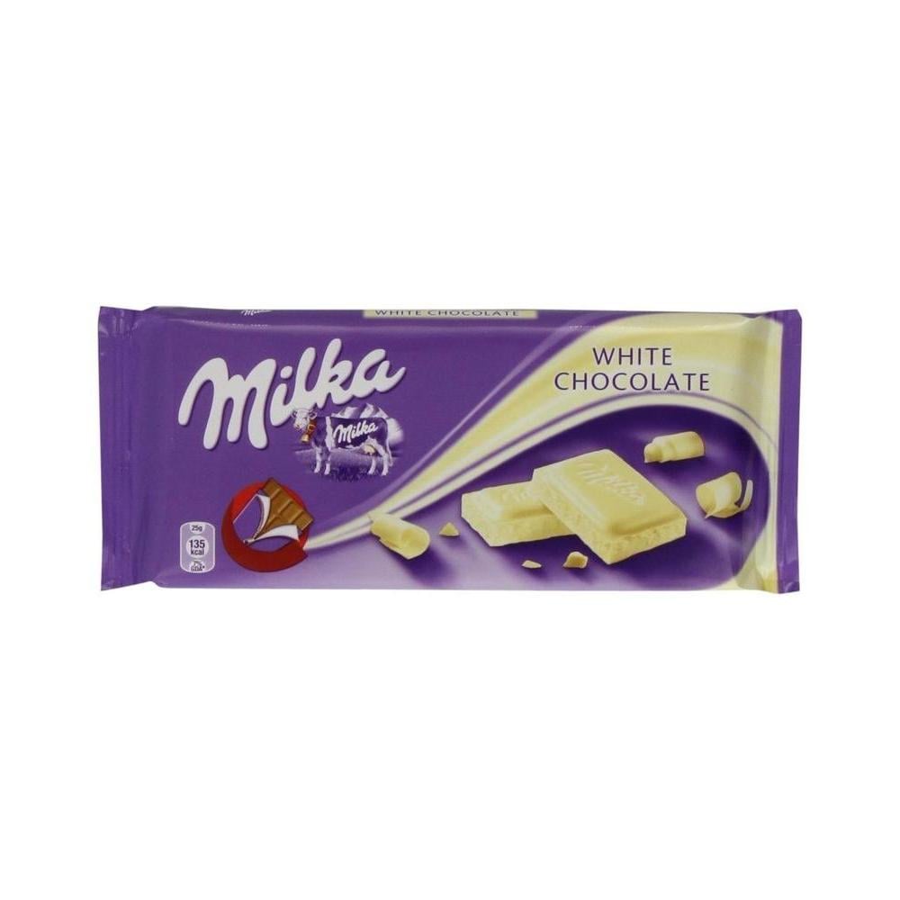 MILKA CIKOLATA SUTLU BEYAZ 80 GR