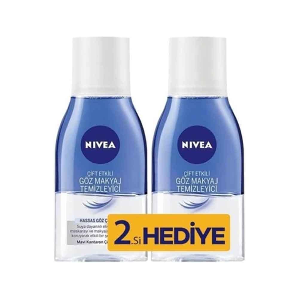 NIVEA GOZ MAKYAJ TEMIZLEME SUYU 125 ML + 125 ML HEDIYE
