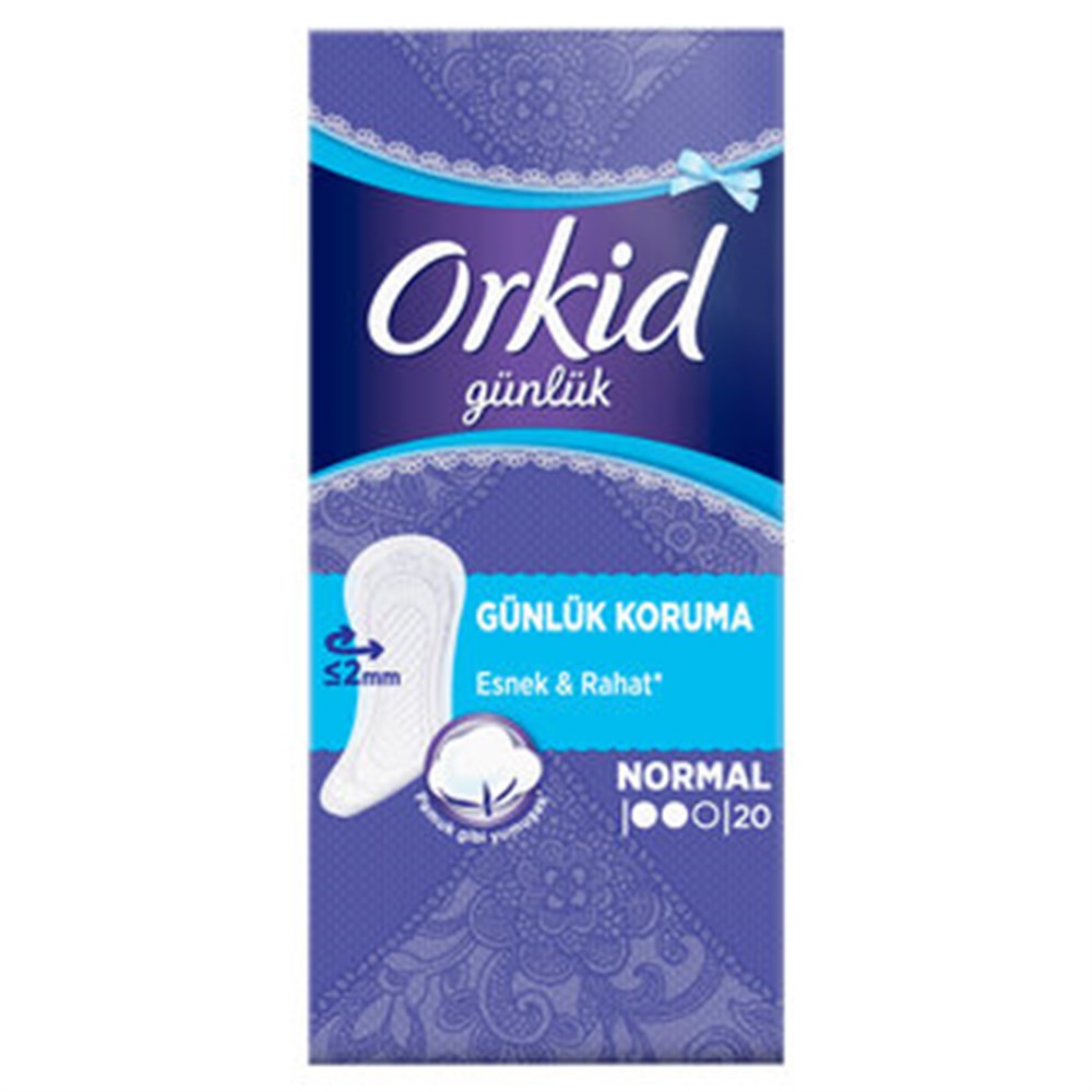 Orkid Günlük Koruma Normal 20'li