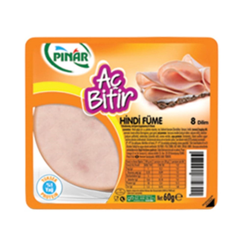 Pınar Aç Bitir Hindi Füme 60 Gr