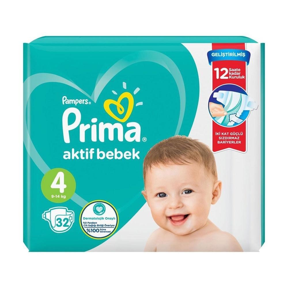 Prima Aktif Bebek Standart Bebek Bezi No:4