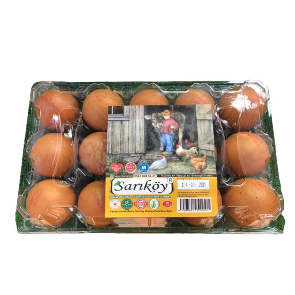 Sarıköy Doğal Besi 15'li Yumurta