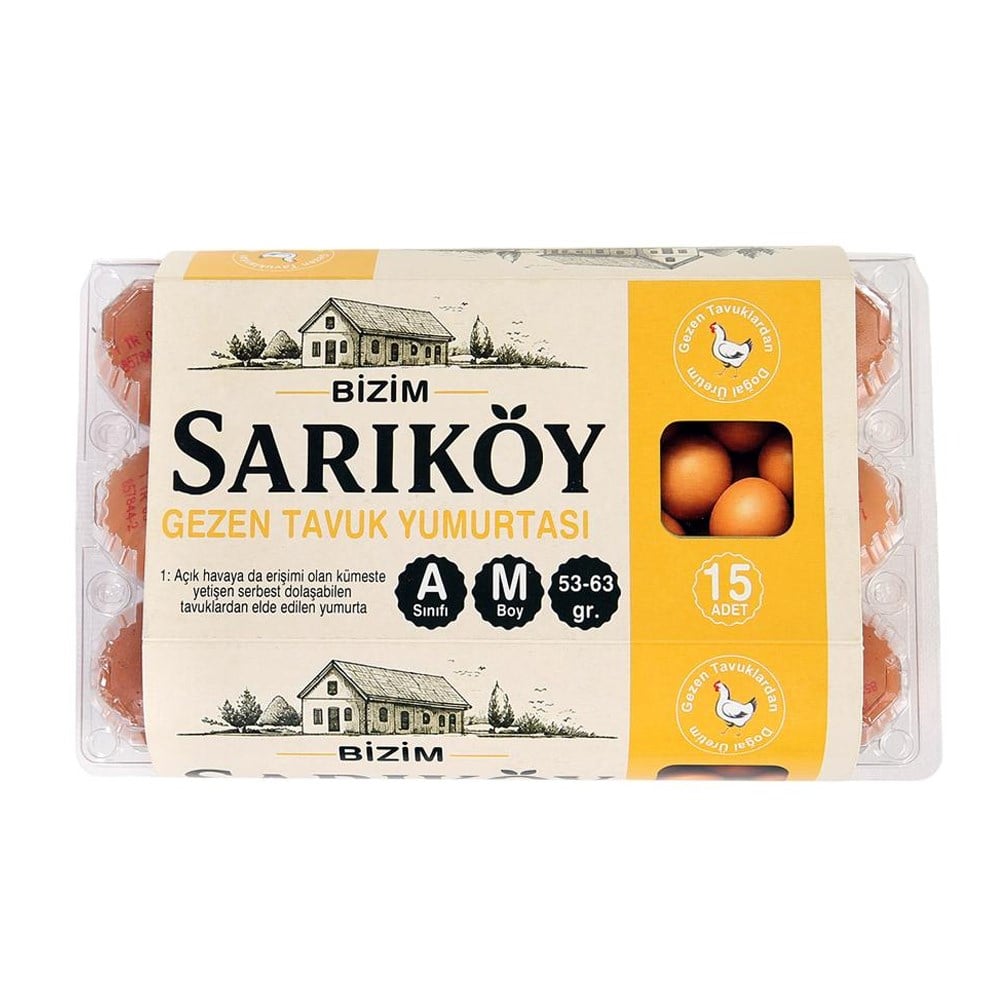 SARIKOY GEZEN YUMURTA 15 LI