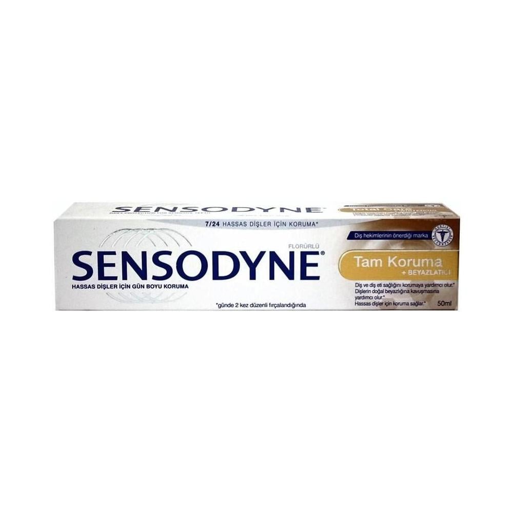 Sensodyne Diş Macunu Tam Koruma+Beyazlatıcı 50 Ml