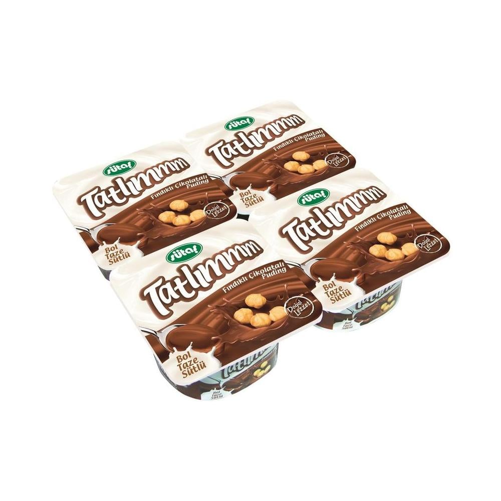 SUTAS PUDING TATLIM CIKOLATALI SUTLU 4x60 GR