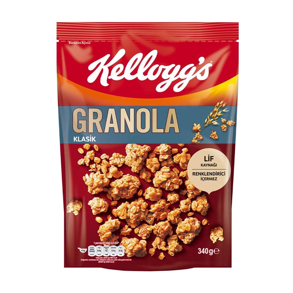 Ülker Kelloggs Granola Klasik 340 Gr