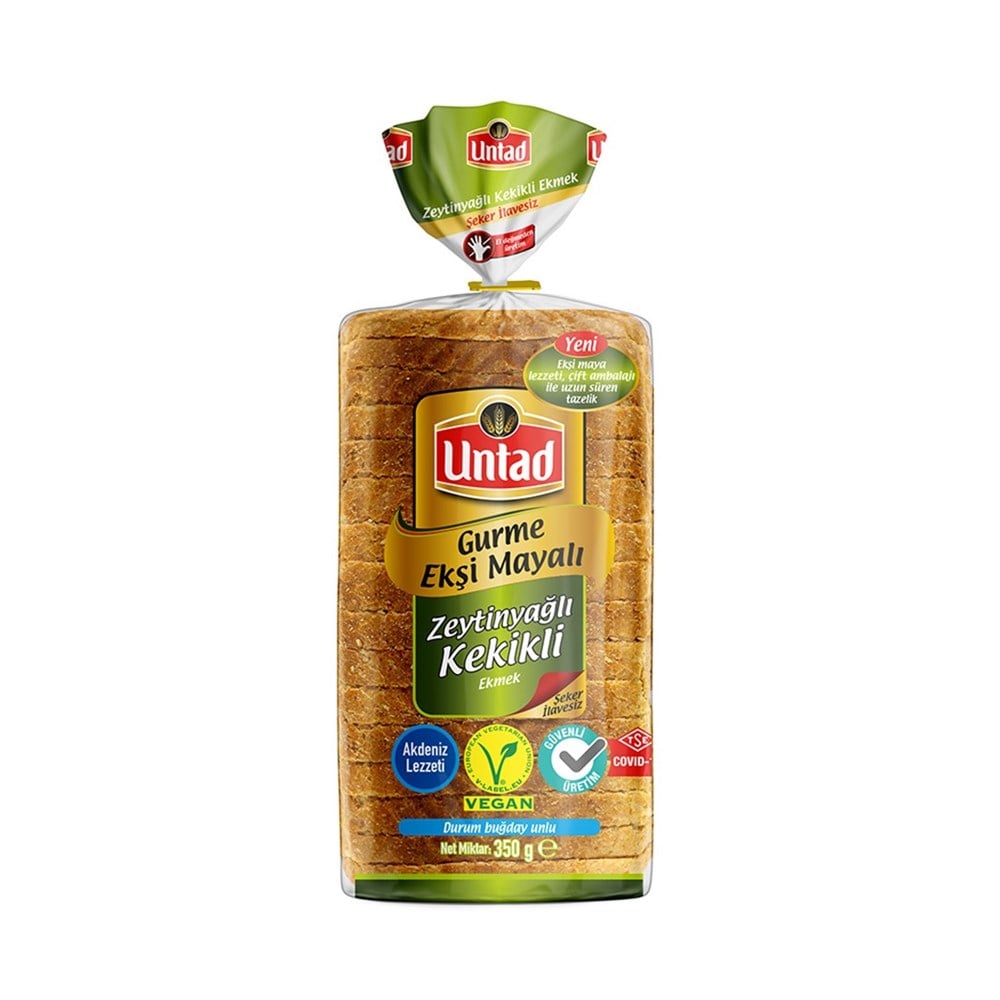 Untad Gurme Zeytinyağlı Kekikli Ekmek 350 Gr