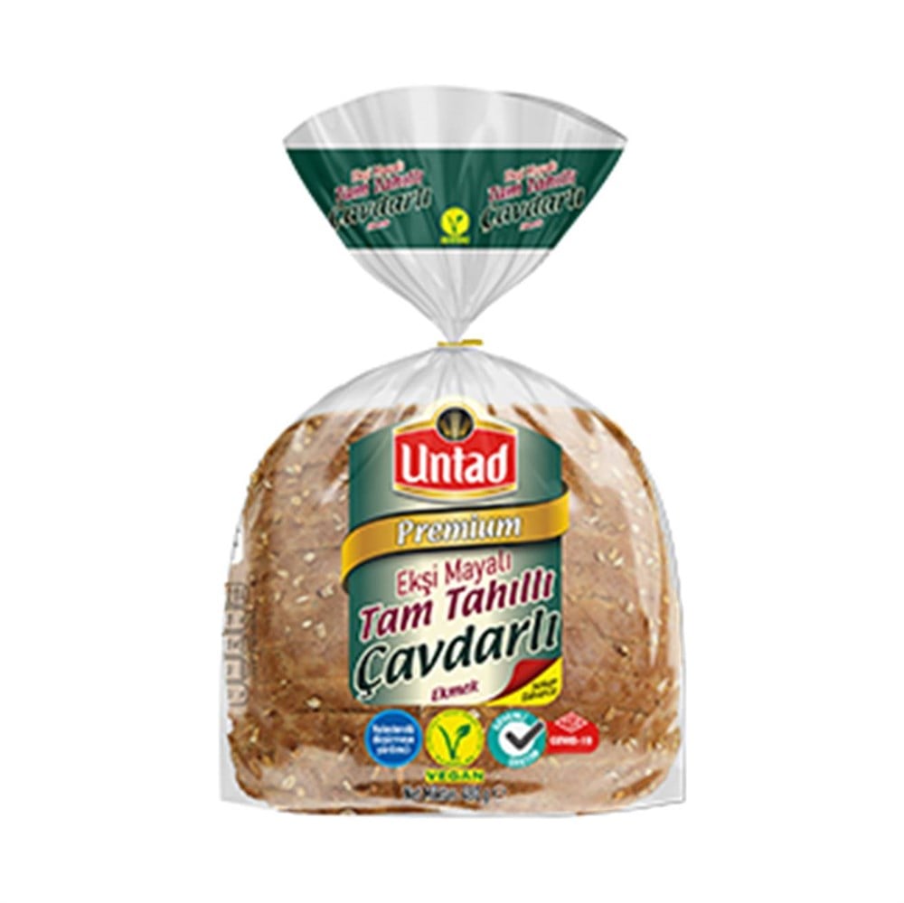 Untad Premium Ekşi Mayalı Tahıllı & Çavdarlı Ekmek 480 Gr