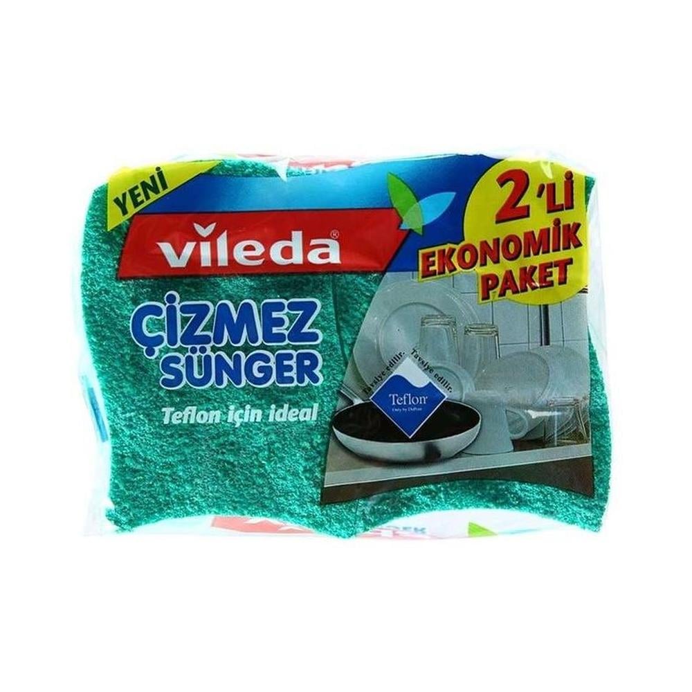 Vileda Çizmez Sünger Oluklu 2'li