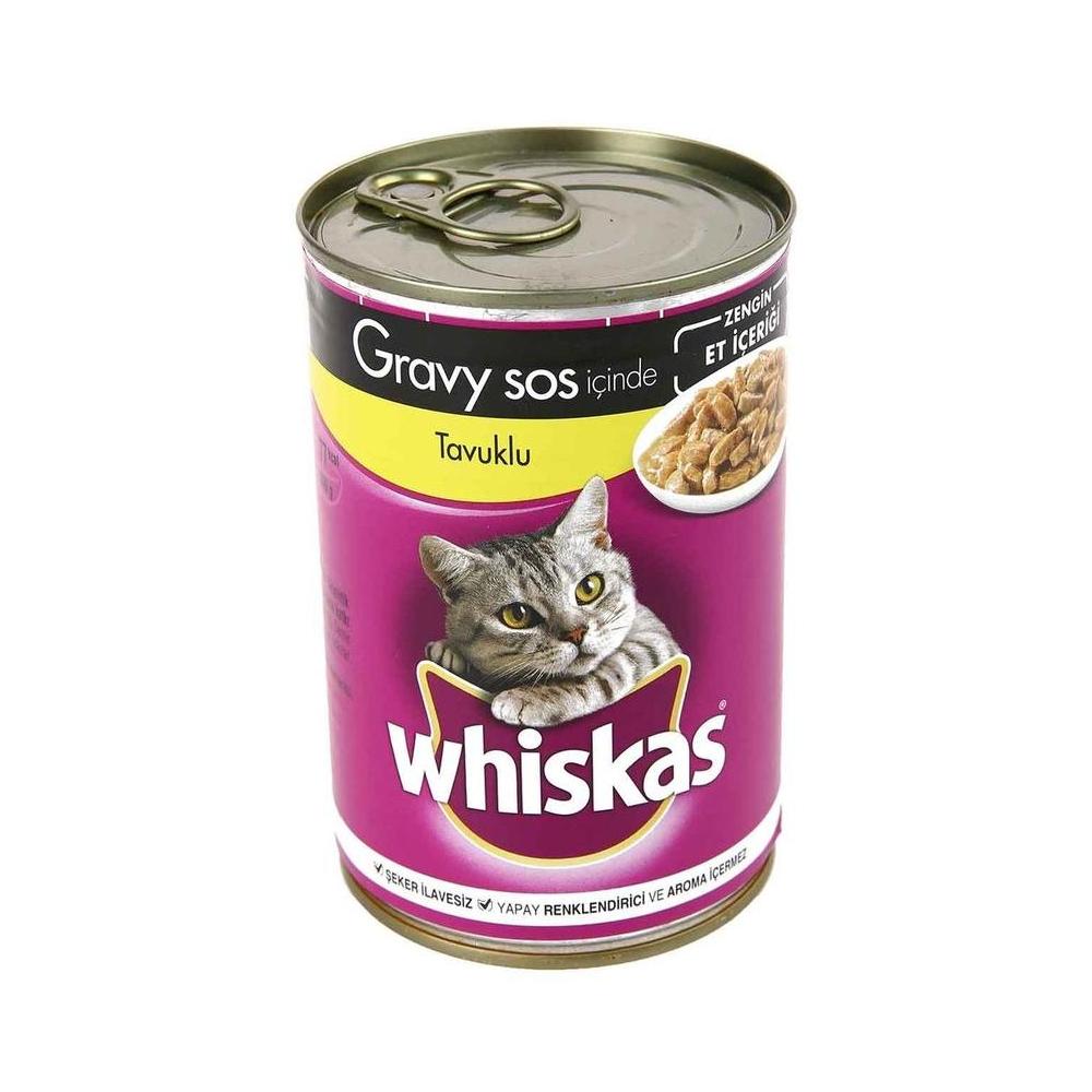 Whiskas Erişkin Tavuklu Konserve Kedi Maması 400 Gr
