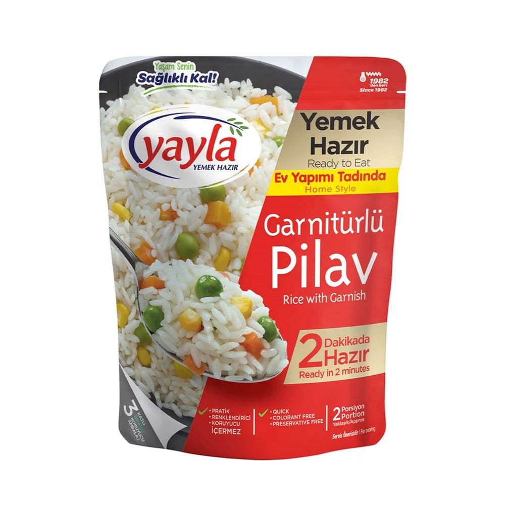 YAYLA HAZIR PISMIS PILAV GARNITURLU 250 GR