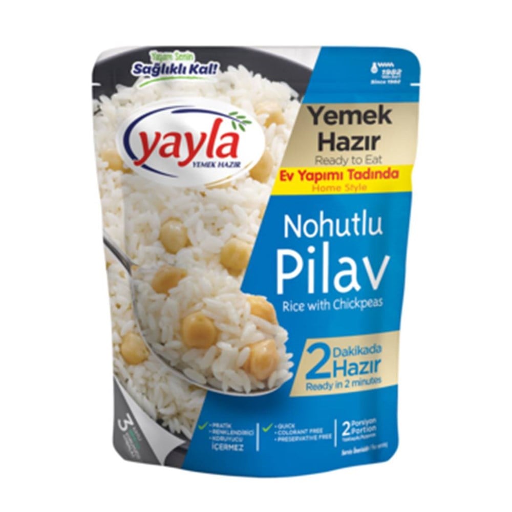 YAYLA HAZIR PISMIS PILAV NOHUTLU 250 GR