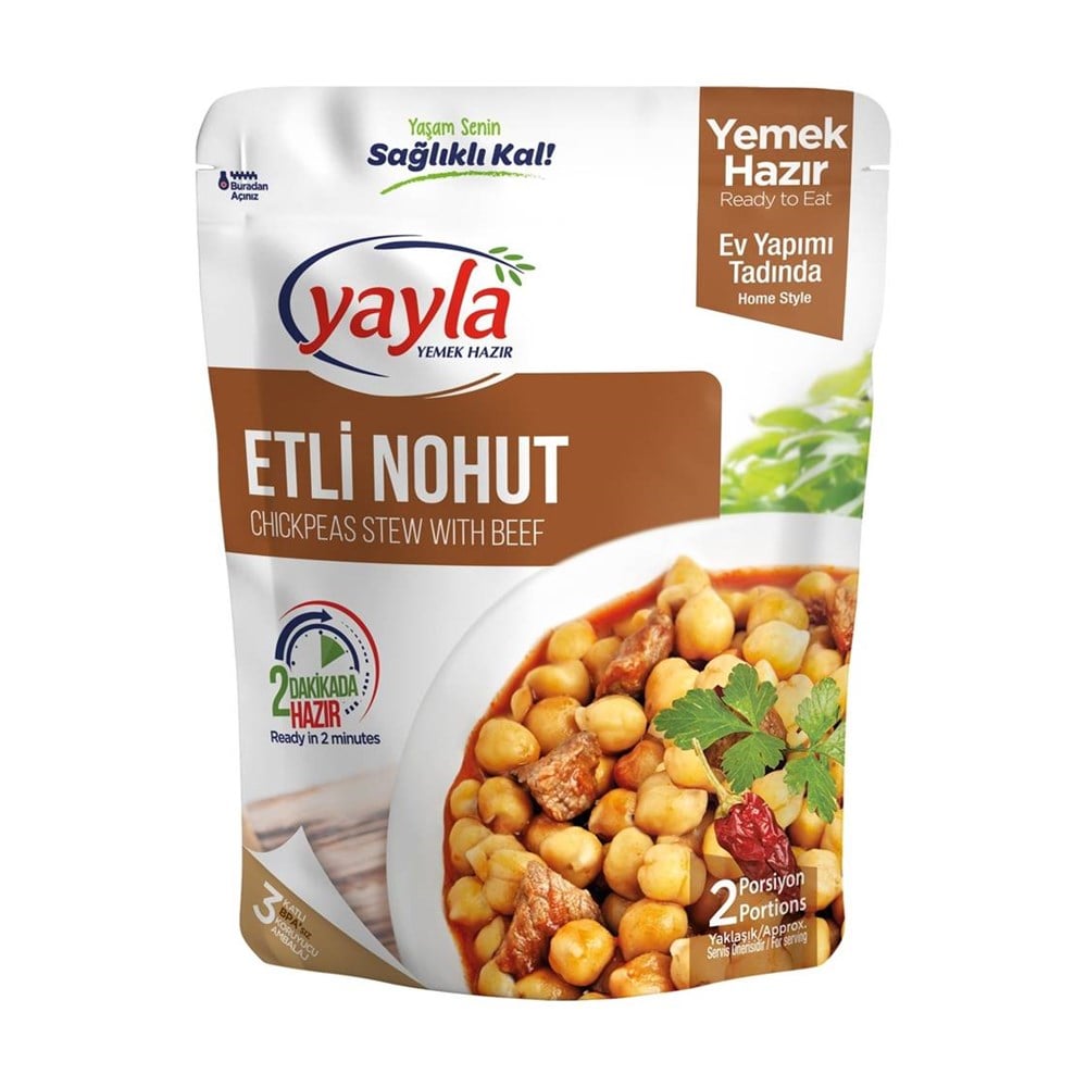 YAYLA HAZIR PISMIS YEMEK ETLI NOHUT 250 GR