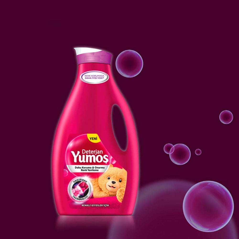Yumoş Sıvı Çamaşır Deterjanı Renkliler 2520 Ml